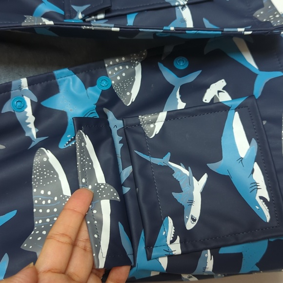Hatley Shark school raincoat ☔🧥🦈 - Picture 5 of 6